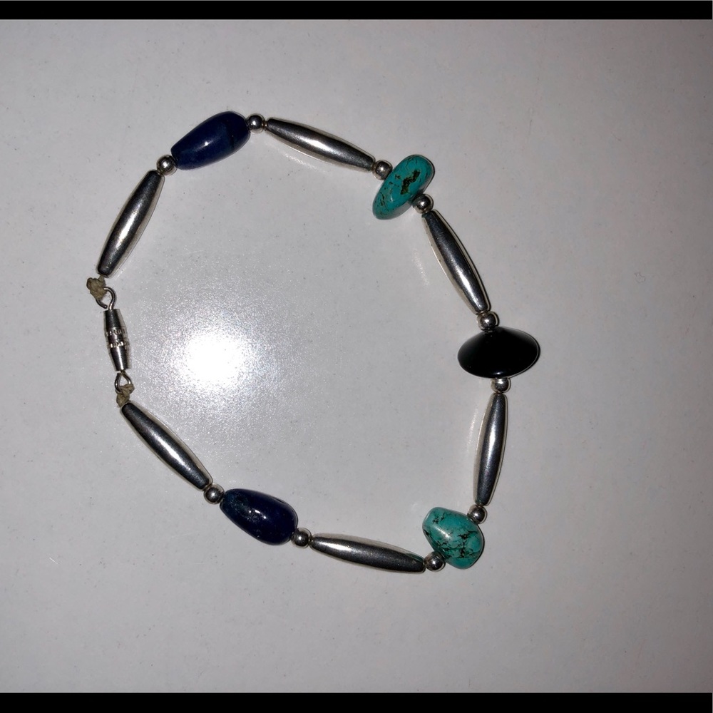 Sterling  Silver / REAL turquoise Bracelet